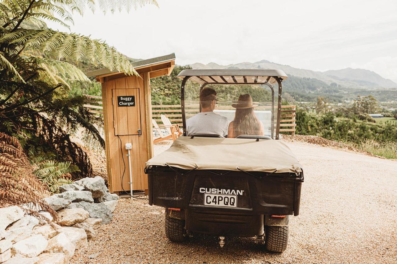 Hotel Drift Off Grid Luxury Eco Glamping Tarakohe Exteriér fotografie